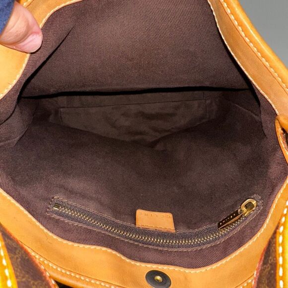 Celine Macadam Vintage Shoulder Bag Brown - Picture 3 of 16